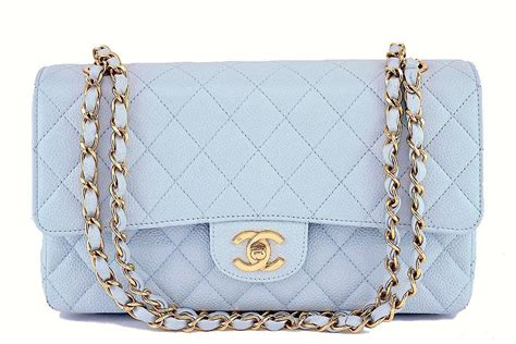 baby blue chanel flap|chanel flap bag price.